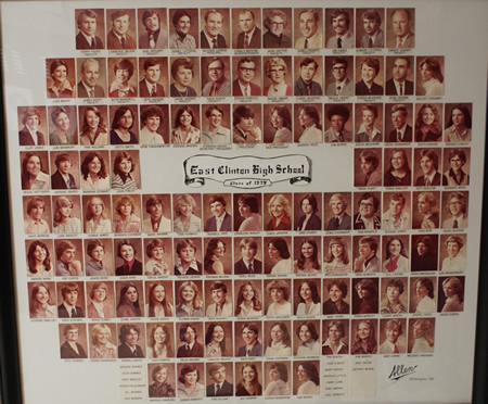 Collage of class of 1979 pictures