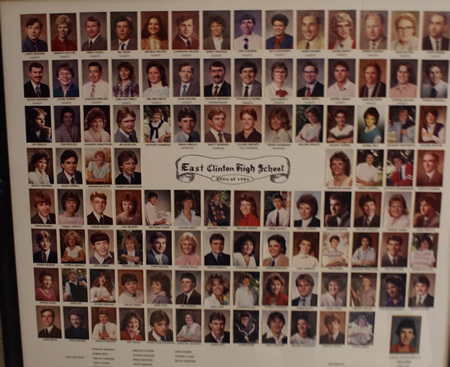 Collage of class of 1986 pictures