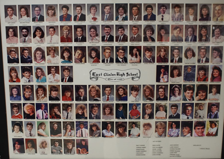 Collage of class of 1989 pictures
