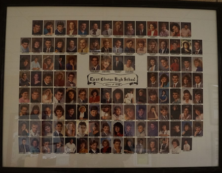 Collage of class of 1990 pictures