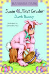 Junie B Jones cover of her wearing a bunny suit